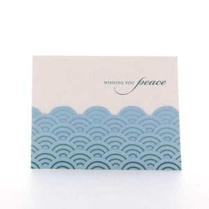Peaceful Waves Greeting Card
