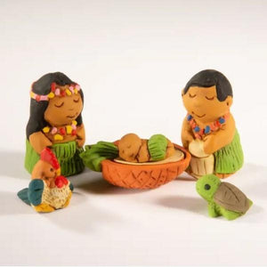 Hawaiian Ceramic Petite Nativity