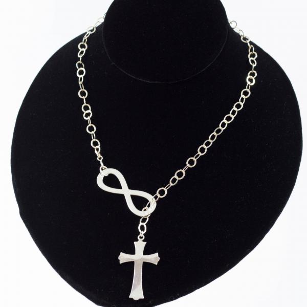 Cross & Infinity Sterling Necklace