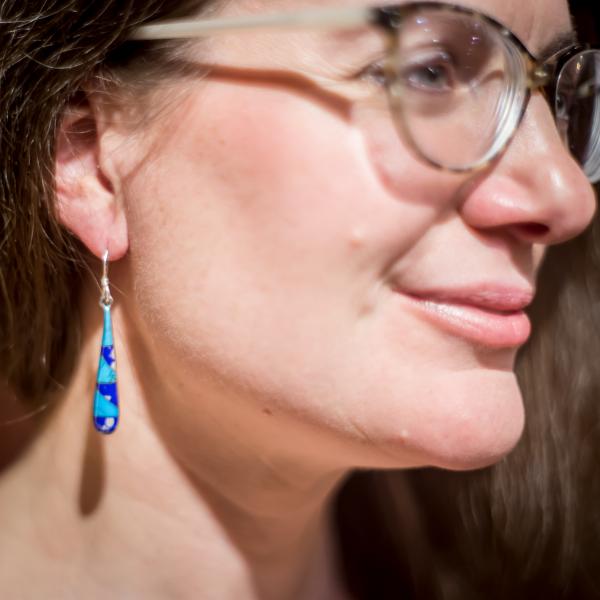 Isabel Earrings - Turquoise/Lapis