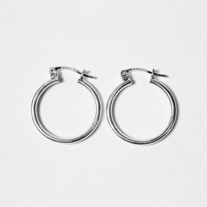 Sterling Silver Closed Hoops