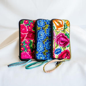 Recycled Wristlet Wallet