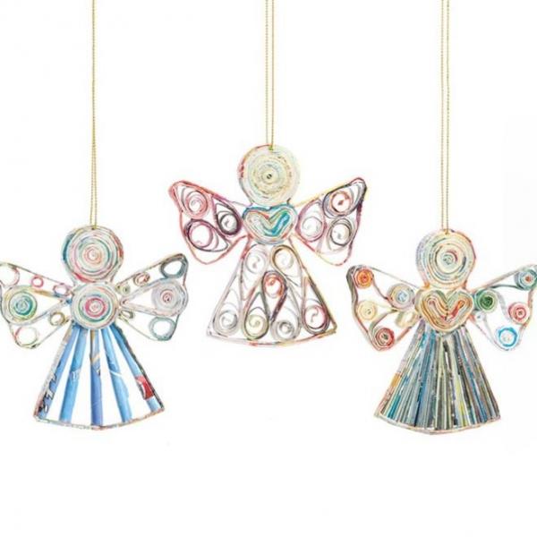 Quilled Angels Ornaments